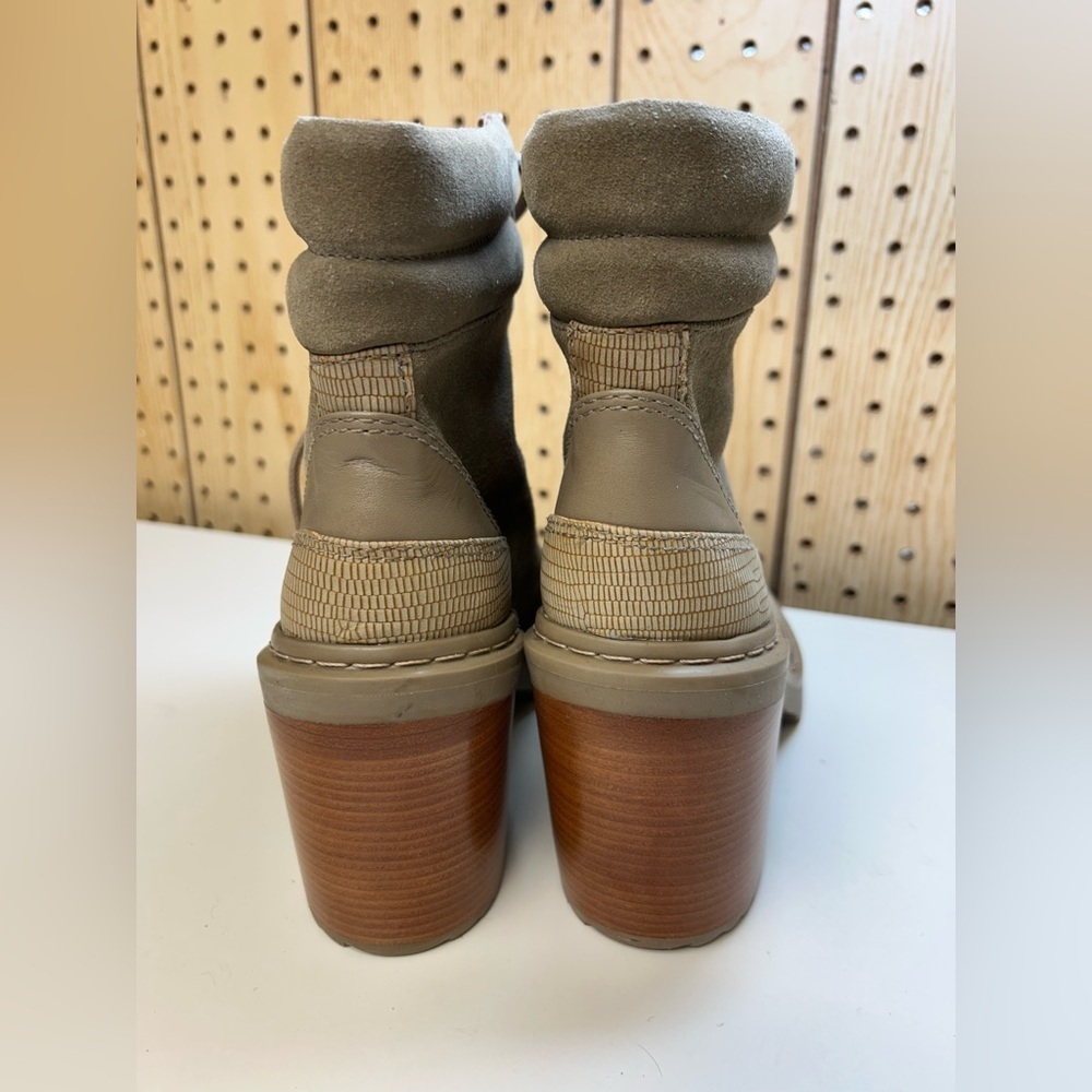 Louise et Cie Taupe Lace-Up Ankle Boots - Picture 7 of 8